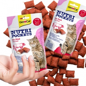 GimCat Nutri Pochets Fiber Cat Treats